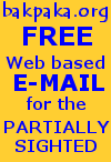 FREE e-mail for the partially sighted